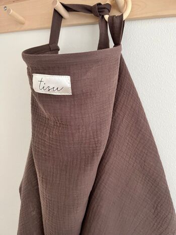 Housse d'allaitement TISU, Dusty Brown 4