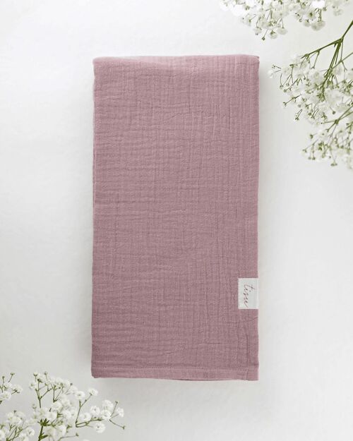 TISU muslin swaddle, Blush