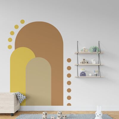 Arch & Dots wall sticker