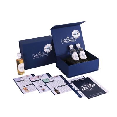 Old Tom Gins Tasting Box - P'tit Old Tom - 3 x 40ml - Tasting Sheets Included - Premium Prestige Gift Box - Solo or Duo