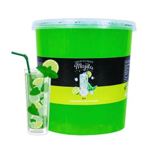 Perles de fruit Mojito 3,2kg pour Bubble Tea