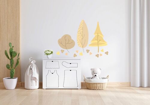 Autumn nature wall stickers
