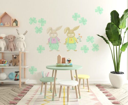 Bunnies (Rabbits) wall sticker