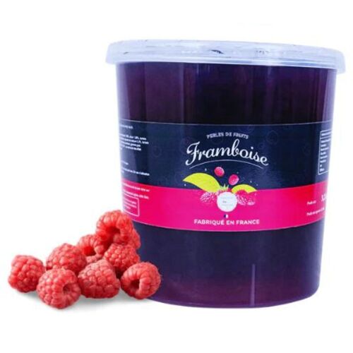 Perles de fruit Framboise 3,2kg pour Bubble Tea