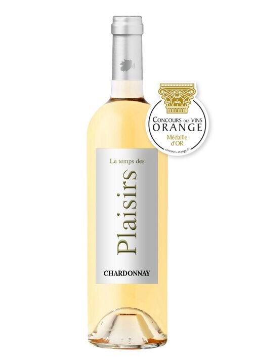 Vin blanc VEGAN - Le Temps des Plaisirs Chardonnay 2023