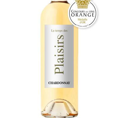 Vin blanc VEGAN - Le Temps des Plaisirs Chardonnay 2023
