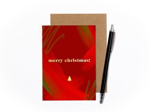 Merry Christmas Foiled Card