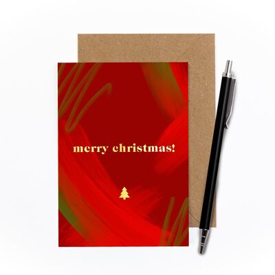 Merry Christmas Foiled Card