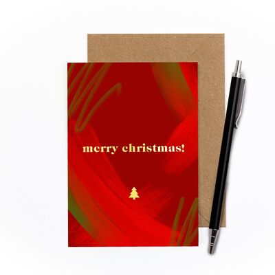 Merry Christmas Foiled Card