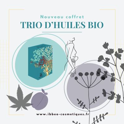 Trio of organic oils - Gift box