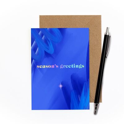 Season's Greetings Foiled Card