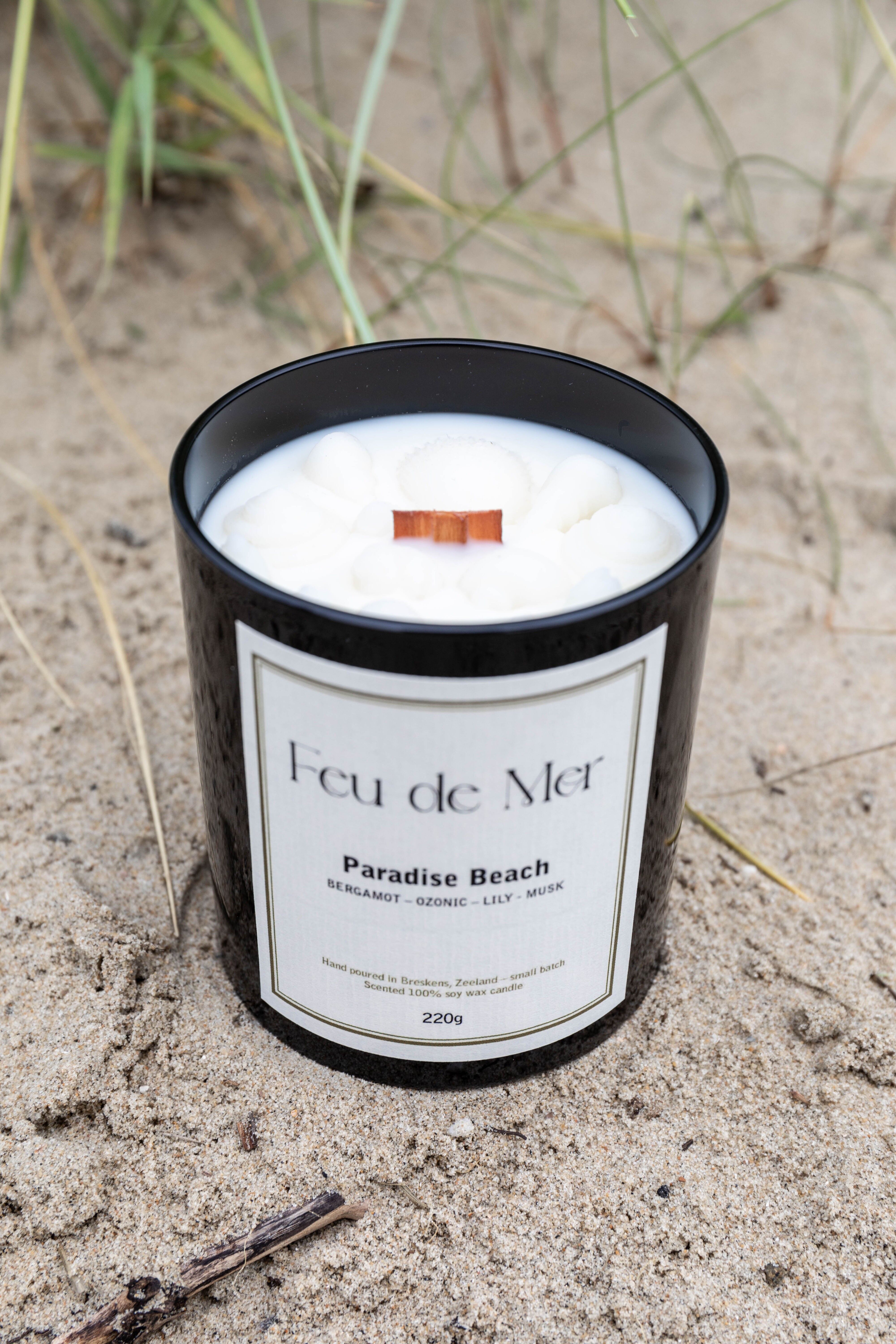 Paradise Beach - Candela profumata formato grande da 220 g