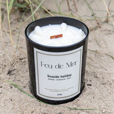 Vacanze al mare - Candela profumata formato grande da 220 g