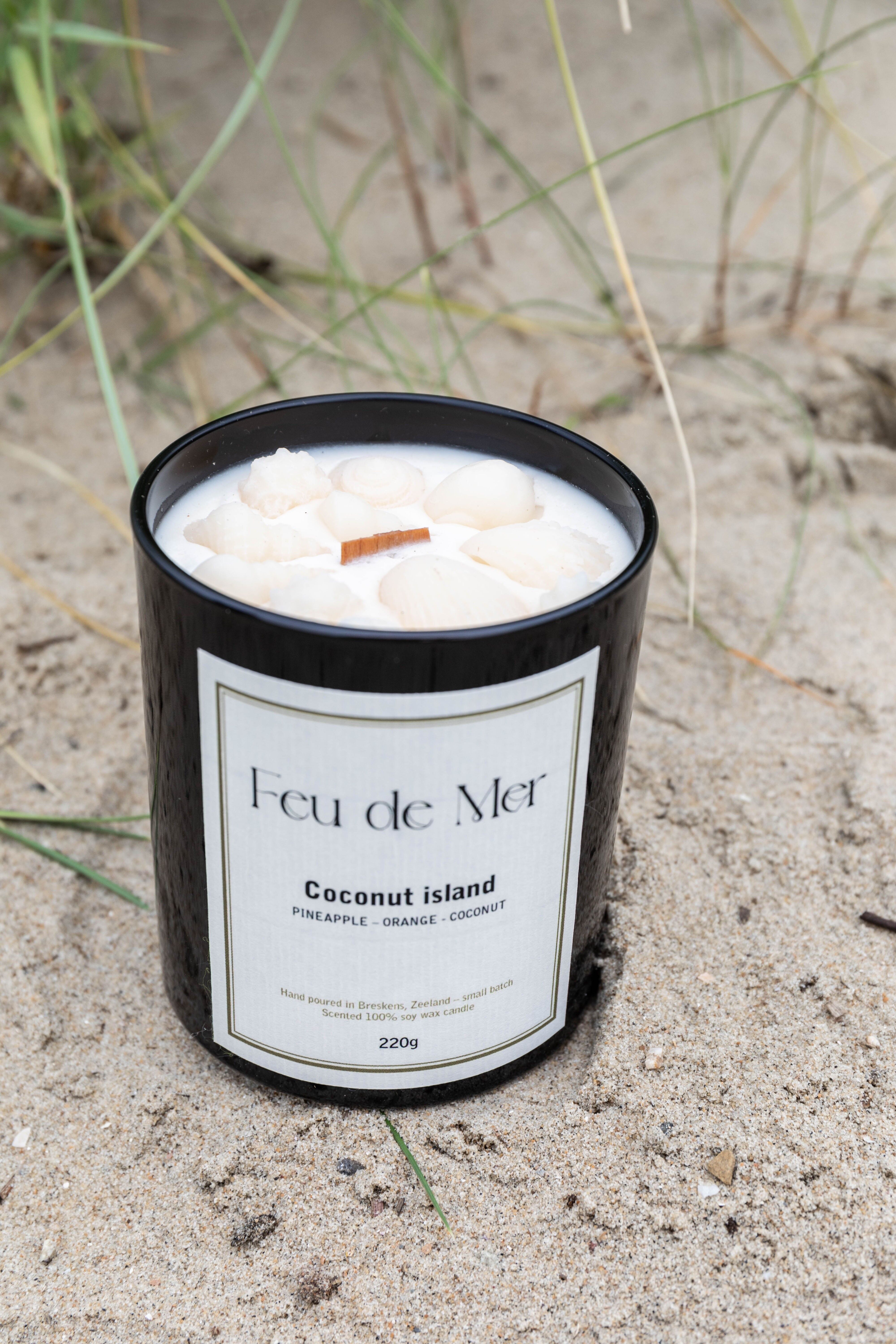 Coconut Island - Fullsize 220g scented candle