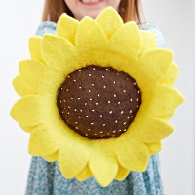 Tournesol en feutre
