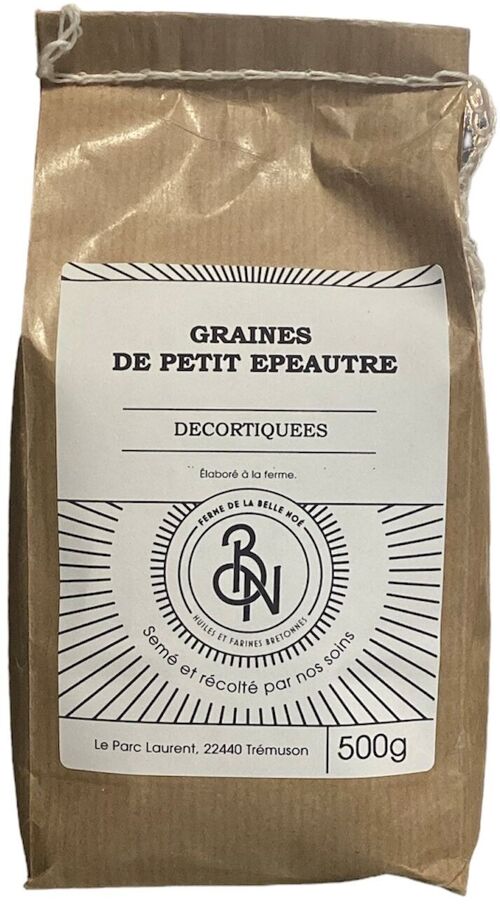 Graines de petit Epeautre décortiquées Breton 500 g
