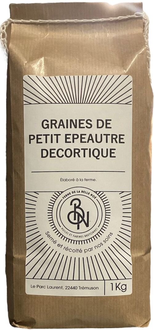 Graines de Petit Epeautre breton décortiquées 1 kg