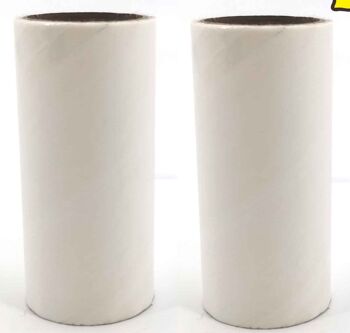 PET LINT ROLLER RECHARGES Parfumé au citron, Recharges de rouleau à peluches parfumées, Recharges d’épilateur pour animaux de compagnie, Pack de 2 recharges de peluches parfumées 2