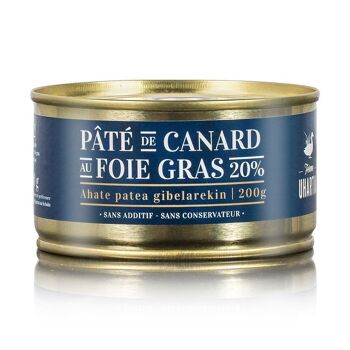 PÂTÉ AU FOIE GRAS DE CANARD 20% 1