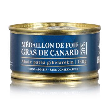 MÉDAILLONS DE FOIE GRAS DE CANARD 50% 1