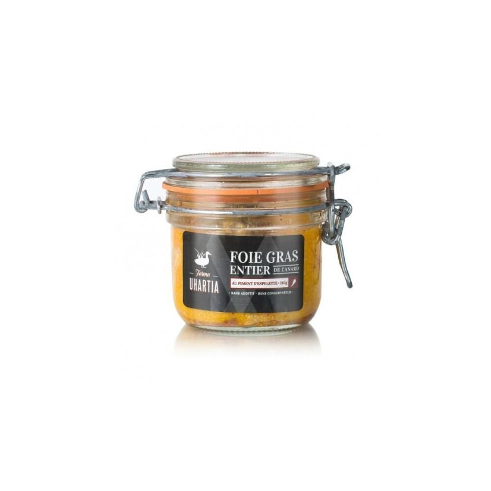 FOIE GRAS ENTERO DE PATO CON PIMIENTO DE ESPELETTE TARRO