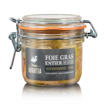 FOIE GRAS D'ANATRA INTERO IN BARATTOLO ALL'ANTICA