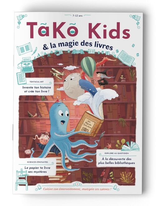 Magazine enfant TaKo Kids & la magie des livres - lecture et activités en français