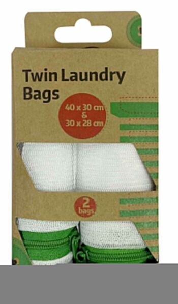 SAC DE LAVAGE Pack 2, Pack de 2 sacs à linge pour machine à laver, ensemble de sacs à linge pour vêtements délicats, sacs de lavage réutilisables 2 tailles 1