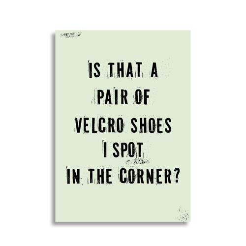 Velcro shoes