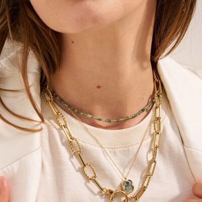 Carlota necklace - natural stones