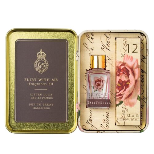 Tokyomilk Gin & Rosewater Flirt with me Fragrance Kit