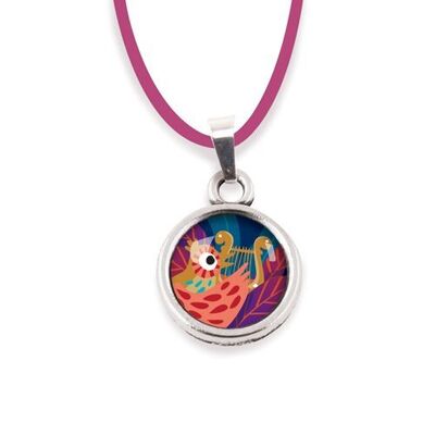 Children's Necklace Silver surgical stainless steel - Lyre