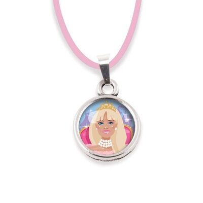 Children's Necklace Silver surgical stainless steel - Princess