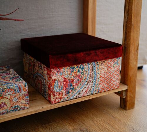 Decorative Velvet Box Boho style