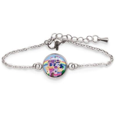 Children's Curb Bracelet Silver surgical stainless steel - Château