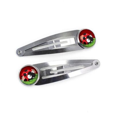 Children's Hair Clips - Ladybird