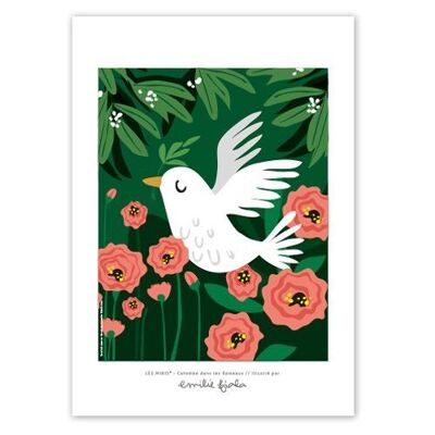 A4 Children's Decorative Poster - Dove