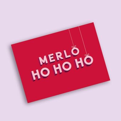 Carte postale A6 - Merlo-ho-ho