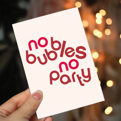 Postcard A6 - No bubbles