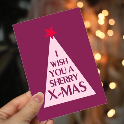 Cartolina A6 - Sherry Christmas