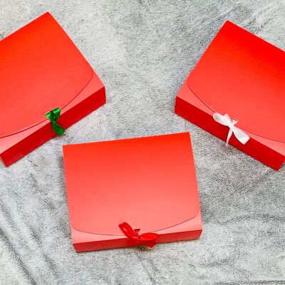 Blank Red Gift Box