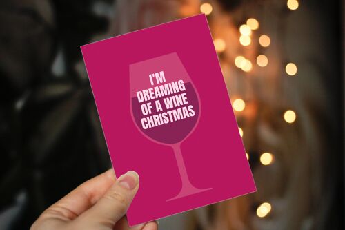 Postcard A6 - Wine Christmas