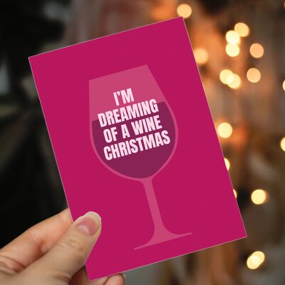 Postkarte A6 - Weinweihnachten