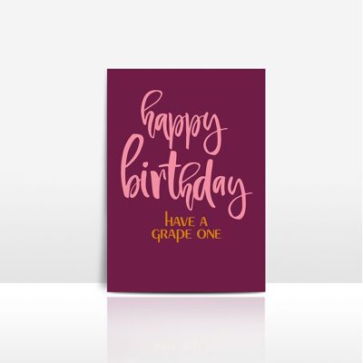 Postcard A6 - Happy birthday