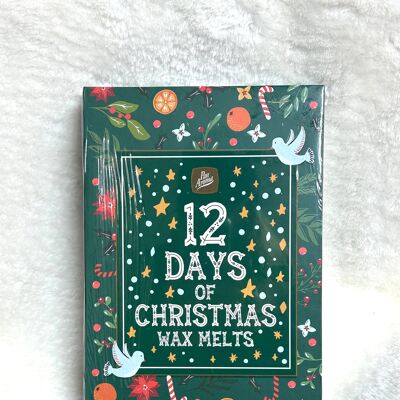 12 jours de calendriers de fonte de cire de Noël