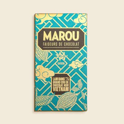 Barra de chocolate negro 74% Lam Dong GRAND CRU VIETNAM – 80g