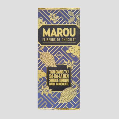 Mini chocolate bar Tien Giang 70% GRAND CRU VIETNAM – 24g