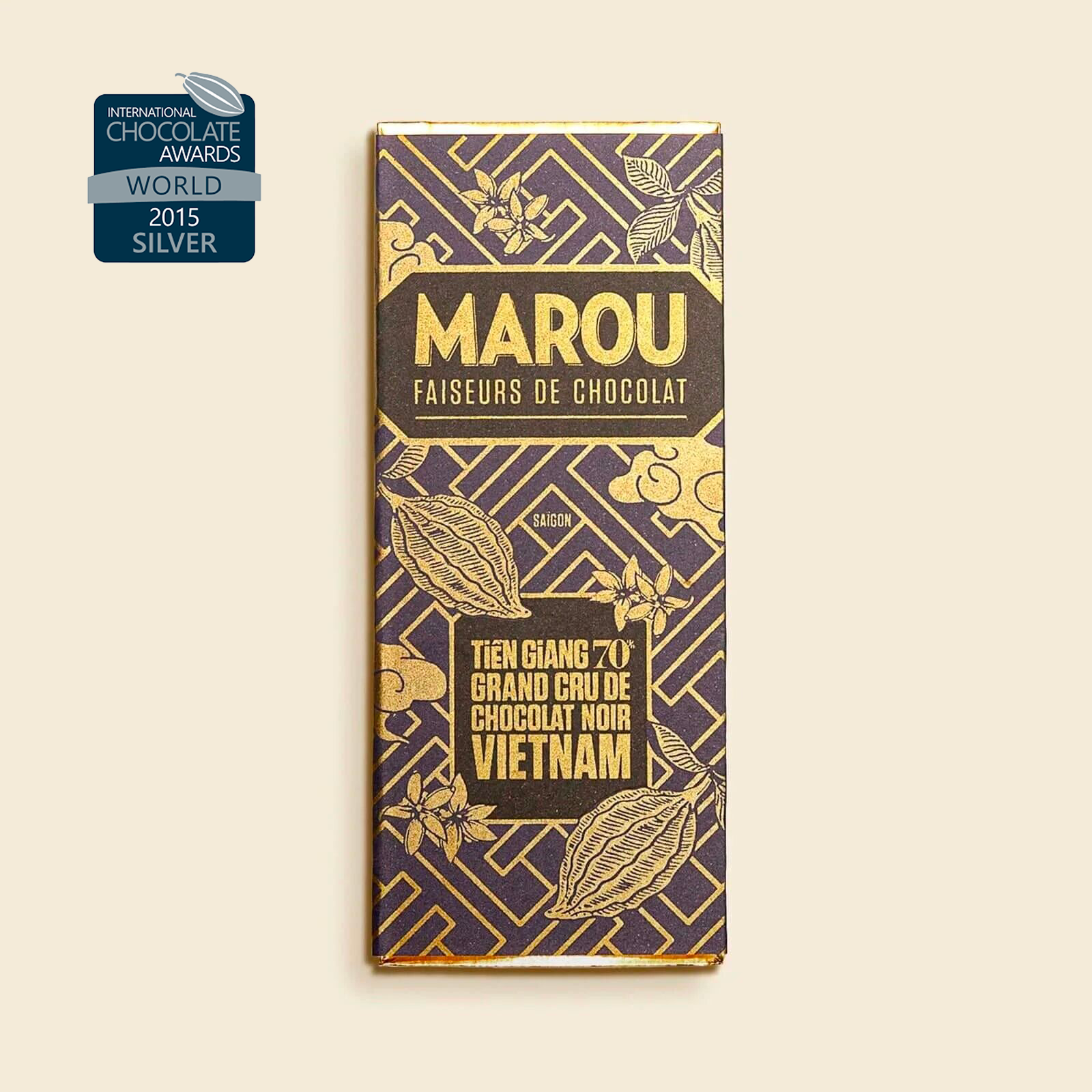 Mini Dark Chocolate Bar 70% Tien Giang – 24 g – Grand Cru Vietnam – Fruity & Spicy Notes