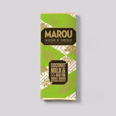 Mini barra de chocolate con leche Coco Ben Tre 55% VIETNAM – 24g