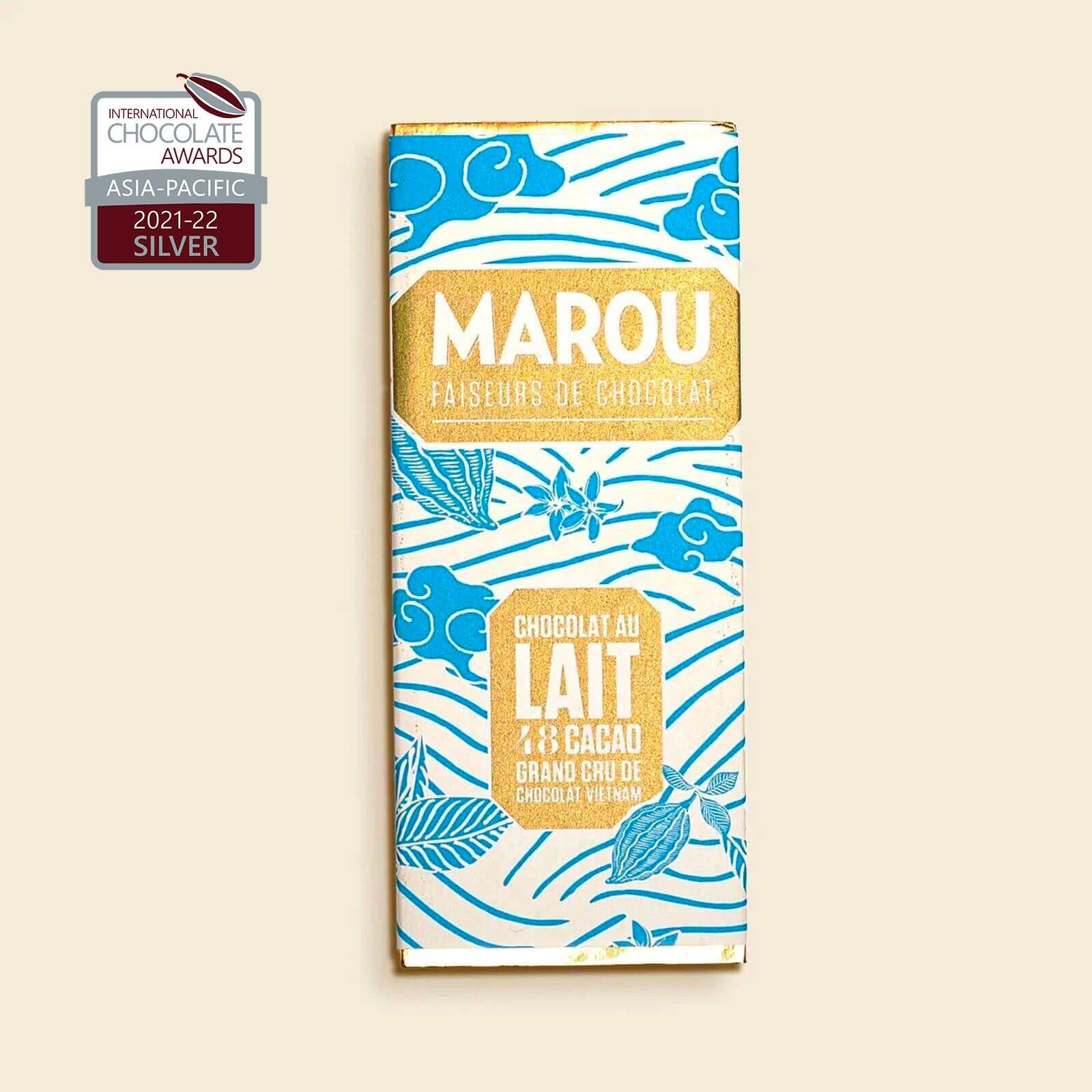 Mini Milk Chocolate Tablet 48% – 24 g – Grand Cru Vietnam – Notes of Honey & Caramel